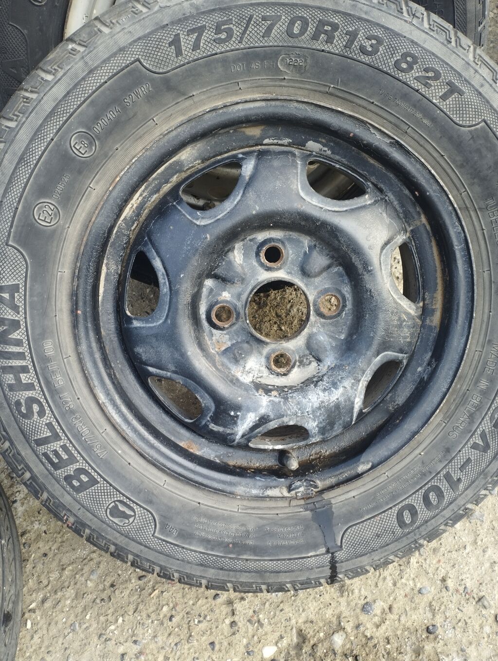 - Dəmir disklə birlikdədir - 4 boltlu disk: - 175/70 R13 — Avto, Digah (8)