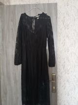 Siyah rəngli dantel axşam paltarı — Women's clothing
