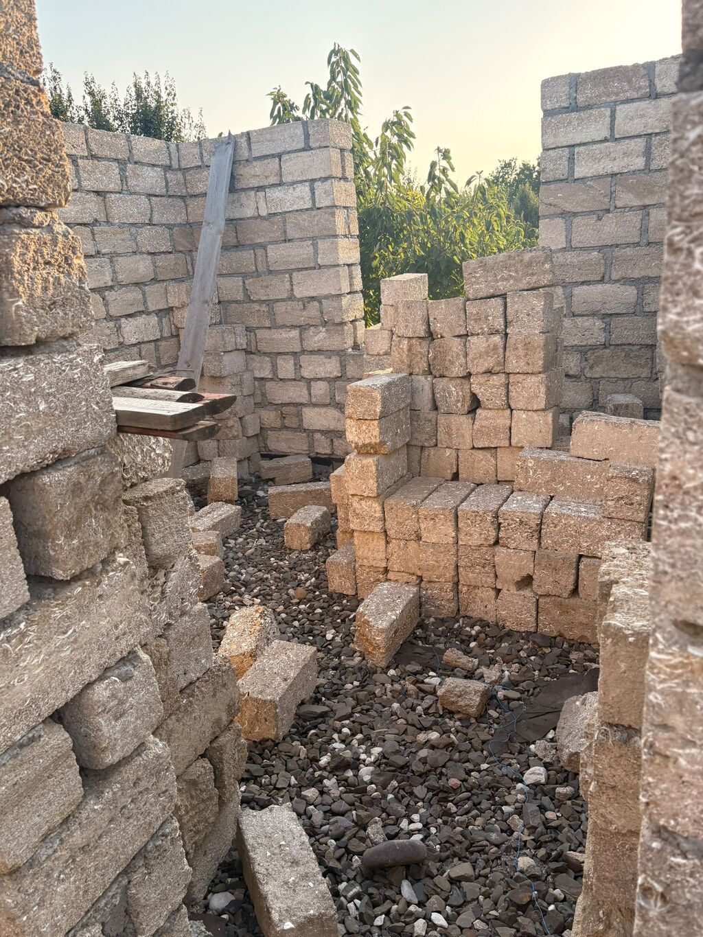 Tikinti üçün natamam daş ev karkası - Material: keyfiyyətli daş — Mallar, Xaçmaz (4)