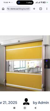 Yeni Qaraj darvazası, Seksional, Avtomatik — STONE AUTOMATION SYSTEMS