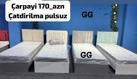 Yeni ve Sifarişle Çarpayi 170 azn Matras hediyye 🎁 Ölçü 2/90 Rəng