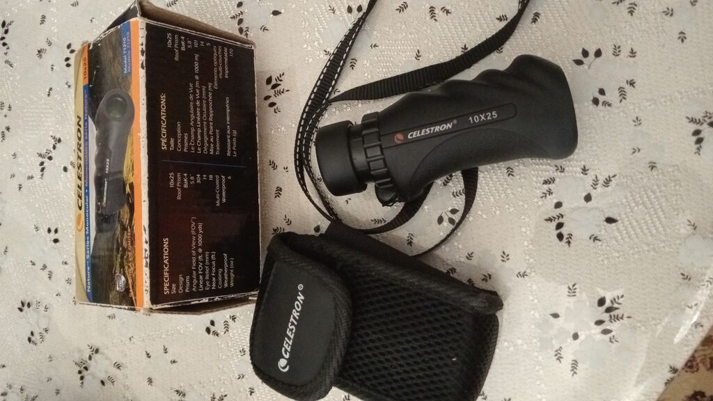 Celestron 10x25 monokulyar Texniki göstəricilər (qutudakı məlumatlara — İdman və istirahət, Sumqayıt (2)