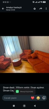 Divan dəsti 350azn satılır. Divan açılmır. Ünvan Ceyranbatan (aml) — Ürünler