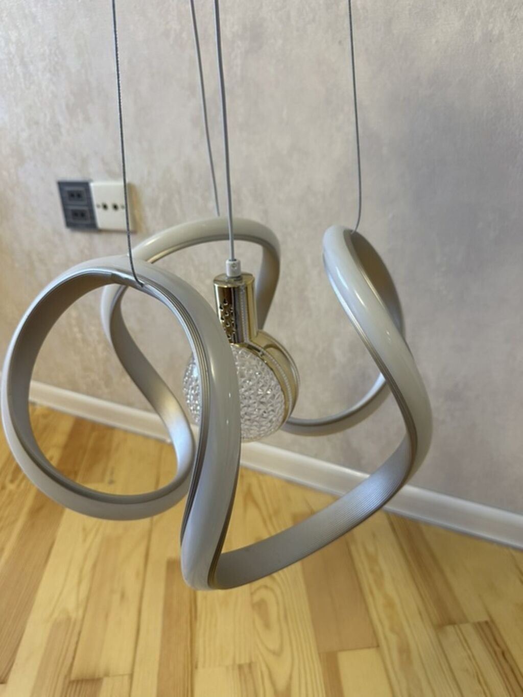 Led Çılçıraq, 3 lampa, Metal — İşıqlandırma, Masazır (4)