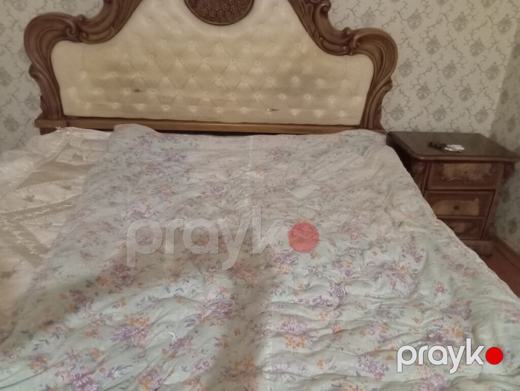 Hər biri 10m - Mətbəx şkafı: İki qapılı, taxta fakturalı dizayn — Mətbəx mobilyası, Bakı (10)