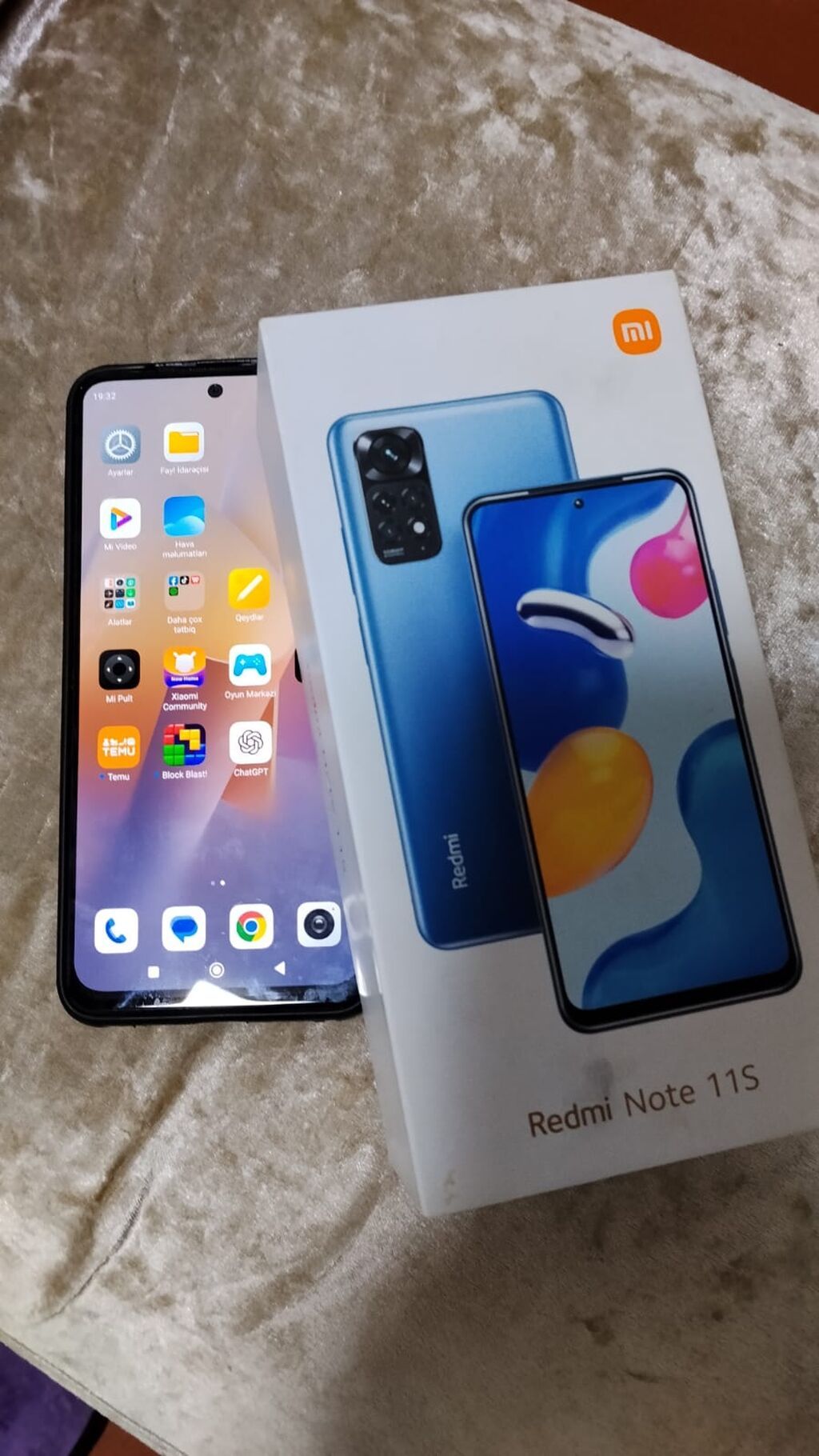 Redmi Note 11S, 128 GB, rəng - Mavi, Barmaq izi — Elektronika, Bakı (3)