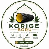 Korrige boru – xarici səthi qara, daxili səthi sarı olan ikitəbəqəli — Repair & Construction