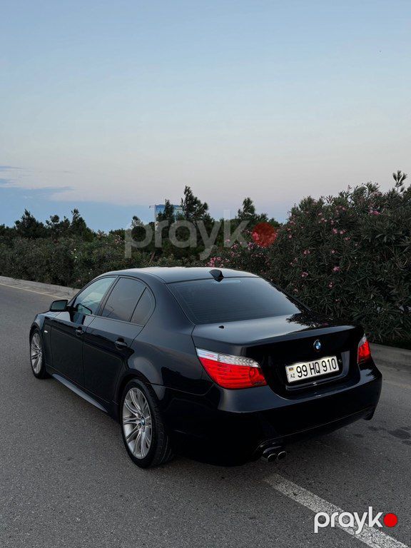 BMW 525, 2.5 L, 2008 il, 154 200 km — Avtomobillər, Bakı (4)