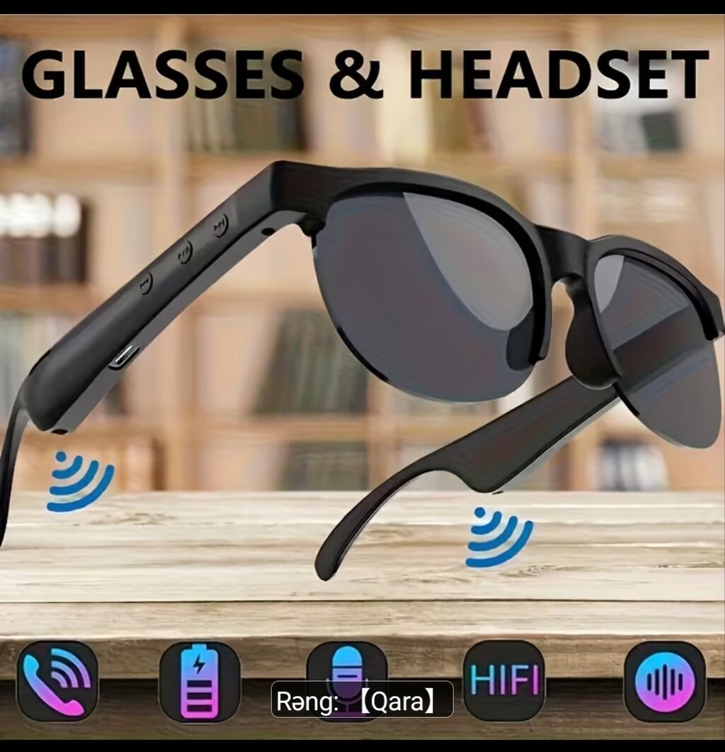 Yeni Simsiz (Bluetooth) Qulaqcıqlar, rəng - Qara — Qulaqcıqlar, Bakı (6)