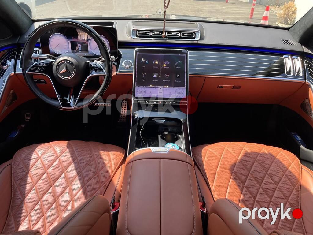 Mercedes S 500 4MATIC, 3.0 L, 2022 il, 39 000 km — Avtomobillər, Bakı (8)