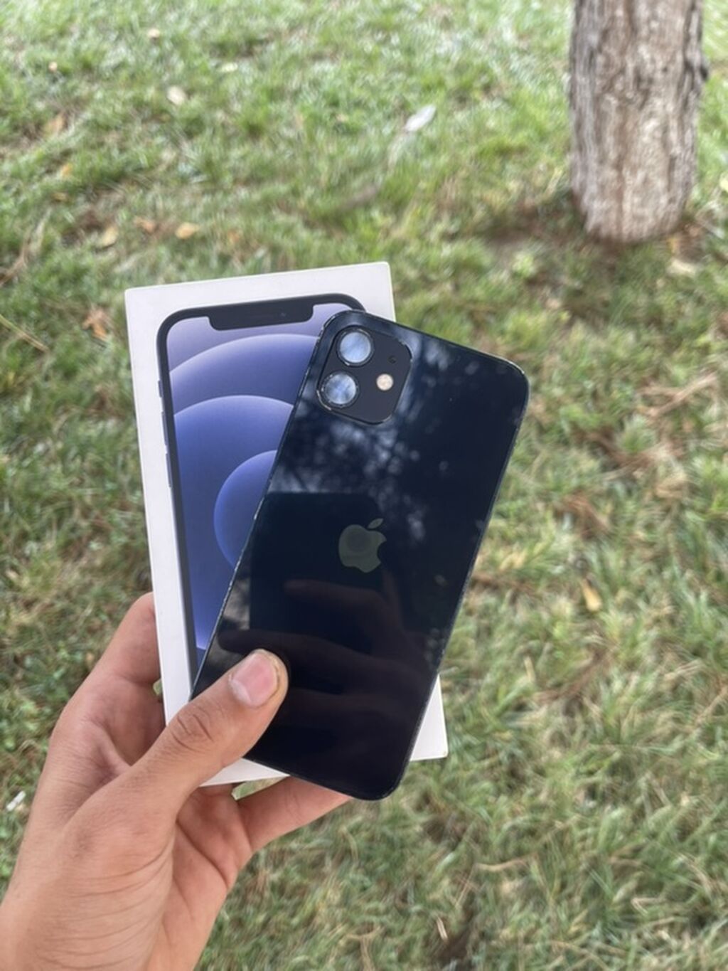 IPhone 12, 128 GB, Qara, Zəmanət, Face ID, Sənədlərlə — Apple iPhone, Bakı