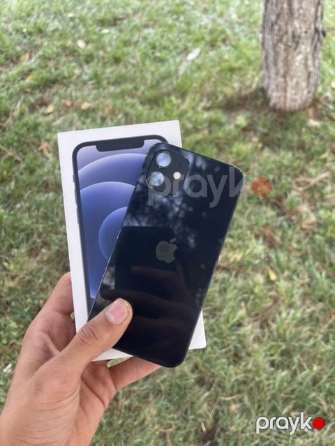 IPhone 12, 128 GB, Qara, Zəmanət, Face ID, Sənədlərlə