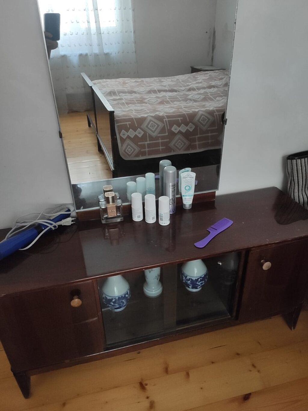 2 təknəfərlik çarpayı, Dolab, Komod, 2 tumba, İşlənmiş — Mebel, Sumqayıt (2)