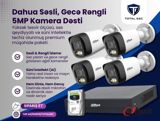 Dahua 5MP dəsti (İkitərəfli səsli və gecə rəngli) — TotalSEC — Ağıllı ev və təhlükəsizlik