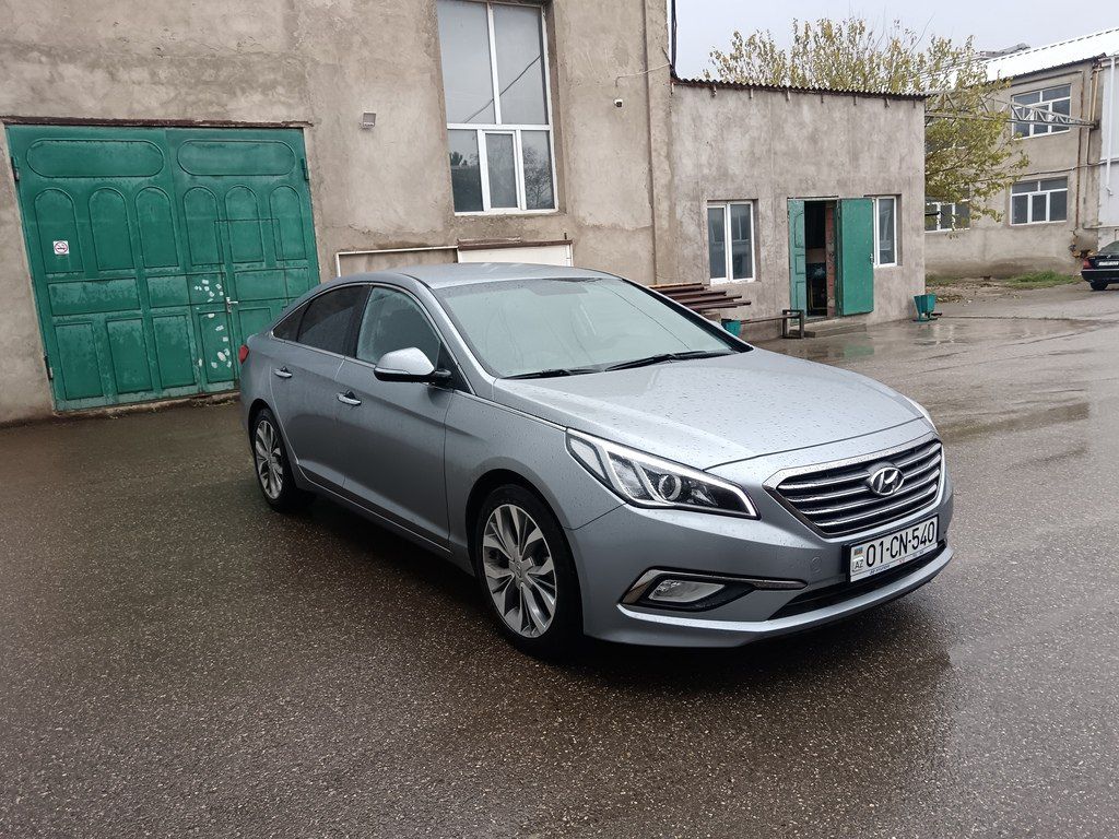 Hyundai Sonata, 2.0 L, 2015 il, 160 000 km — Avtomobillər, Bakı (3)