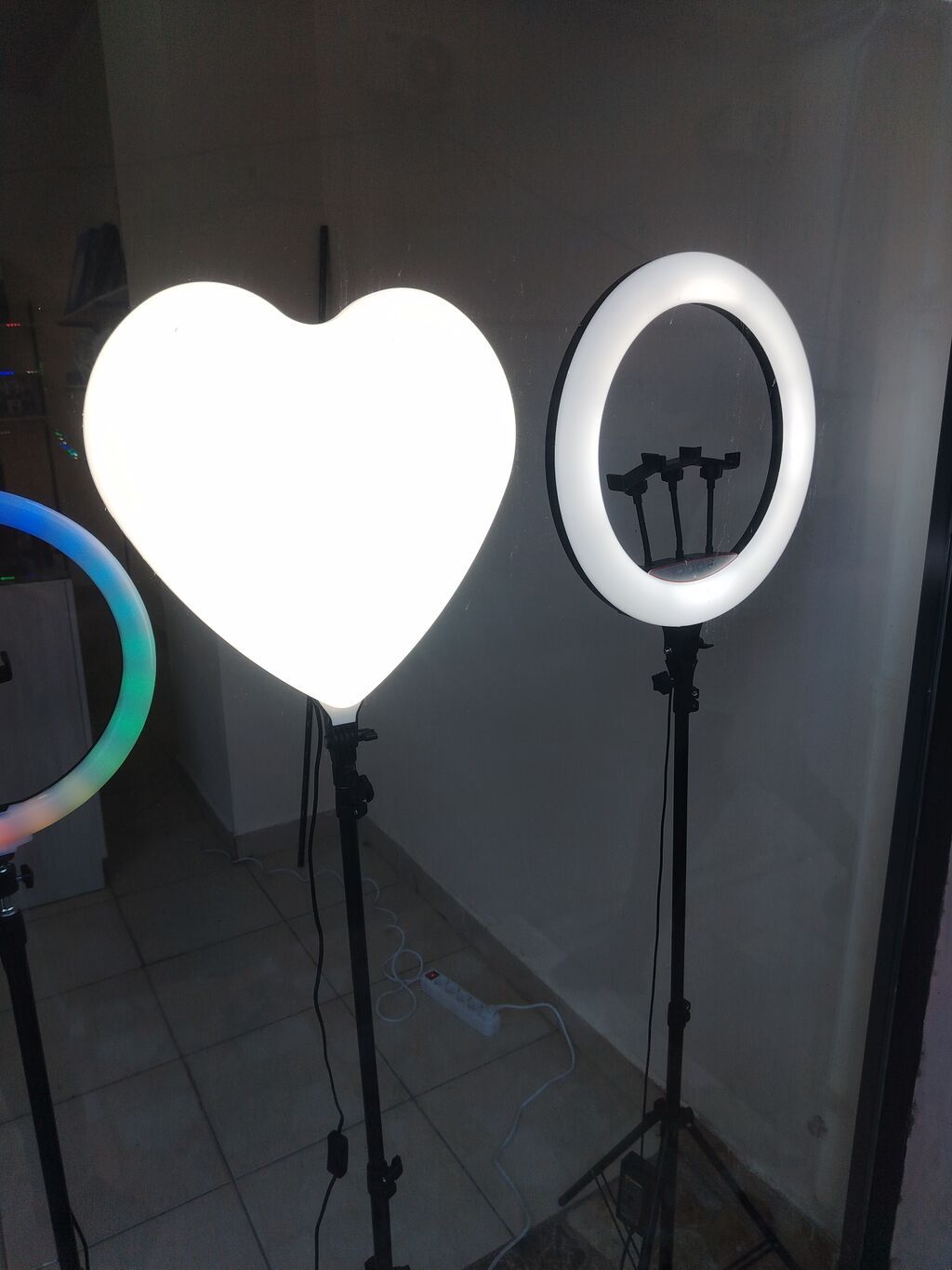 Məhsul: LED işıqlandırma dəsti – ürək formalı RL-520 və dairəvi MJ-45 — İşıqlandırma, Bakı