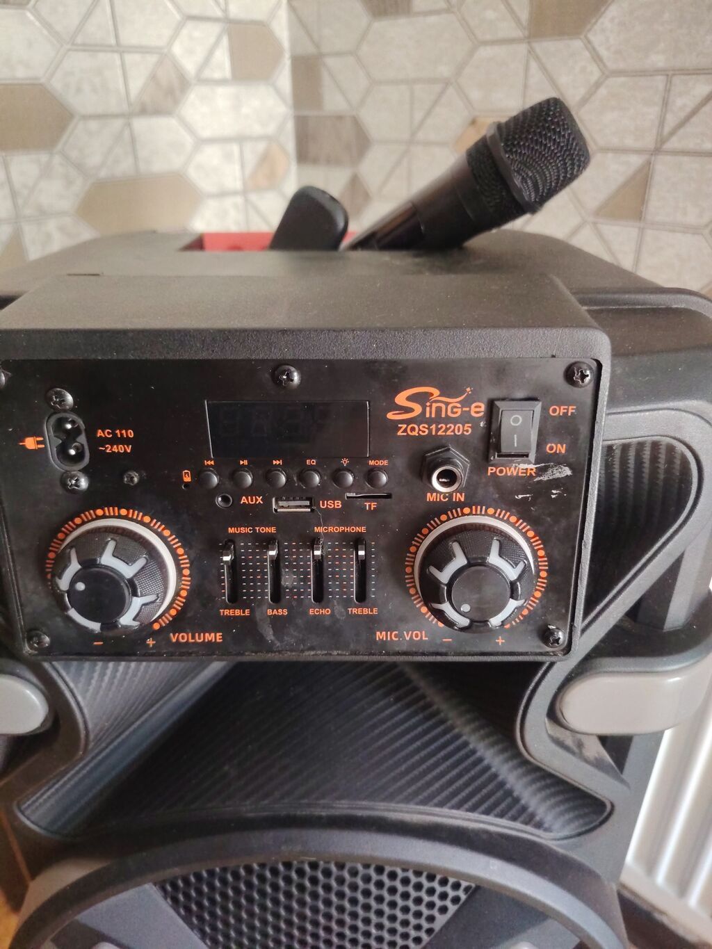 Səs gücləndirici/karaoke kolonka – Sing-e ZQS12205 - İnteqrə olunmuş — Elektronika, Bakı (4)