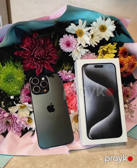 IPhone 15 Pro Max, 256 GB, Blue Titanium, Barmaq izi, Face ID
