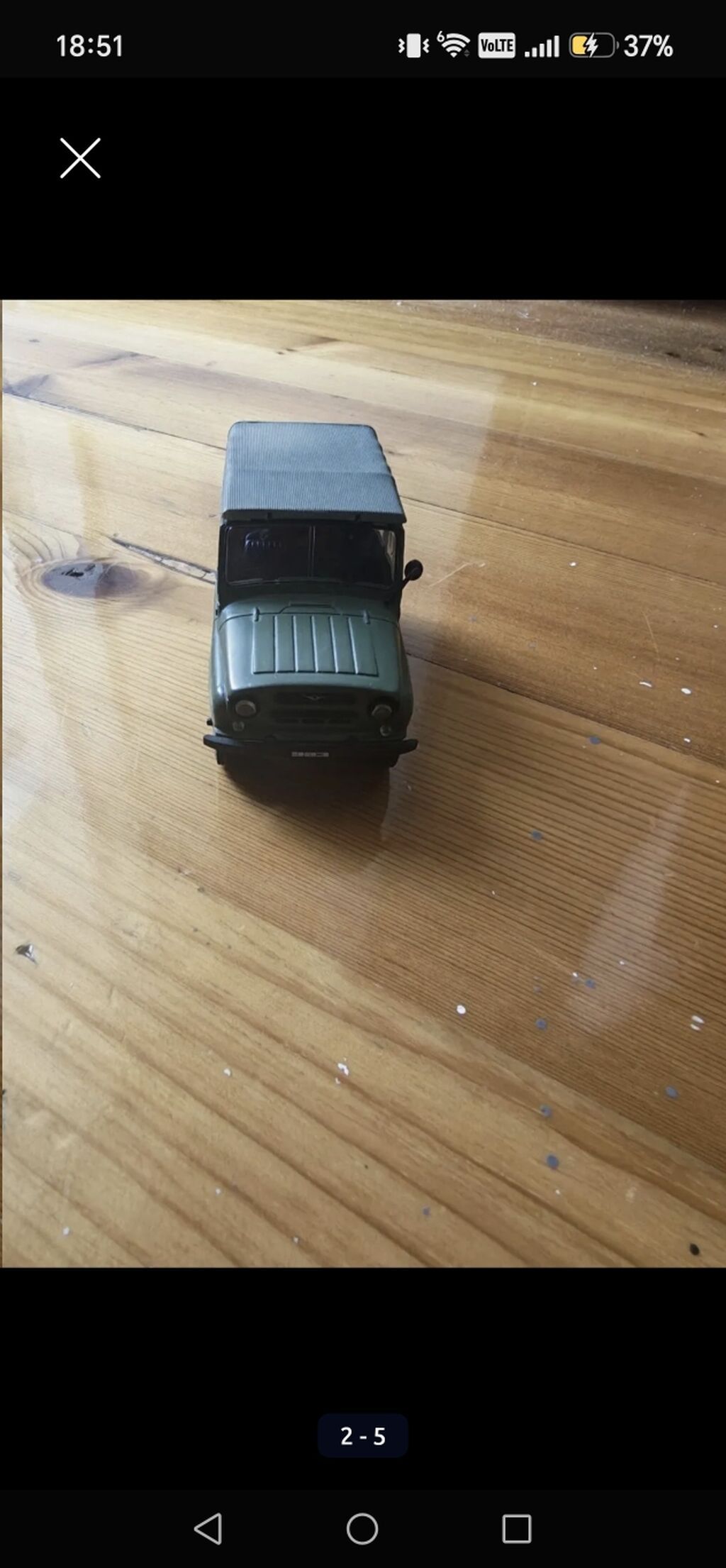 Kolleksiya üçün model avtomobil – UAZ 469 (klassik hərbi ofroud) - — Mallar, Bakı (2)