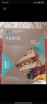 📚 Tarix test toplusu satılır! ✅ Çox az istifadə olunub ✅ Səliqəli — Kitablar və Jurnallar