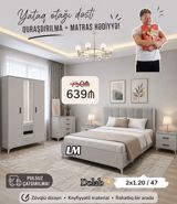 Yataq otağı dəsti – zövqlü və funksional interyer üçün uyğun mebel — Goods