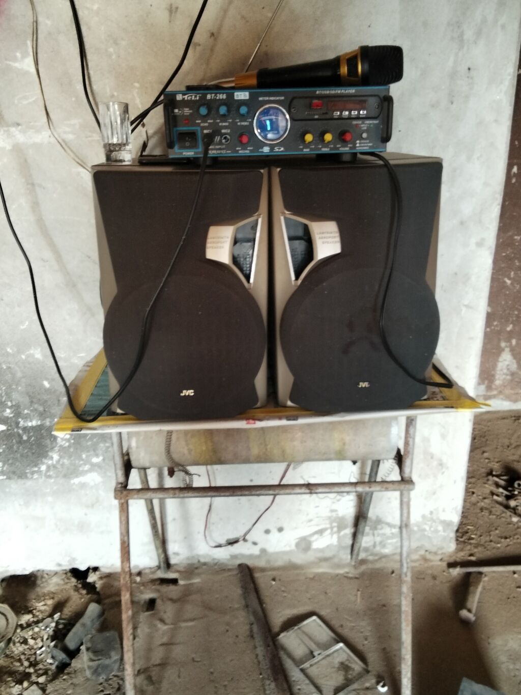 Karaoke səs sistemi – NTeLi BT-266 gücləndirici, mikrofon və iki — Karaoke, Digah (5)
