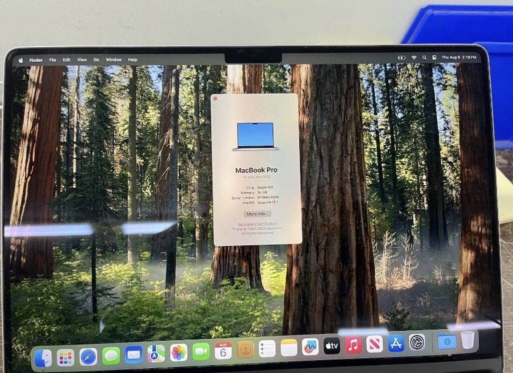 Apple MacBook Pro M3 noutbuku, space gray rəngdə, orijinal qutusu və — Apple Macbook, Bakı (6)