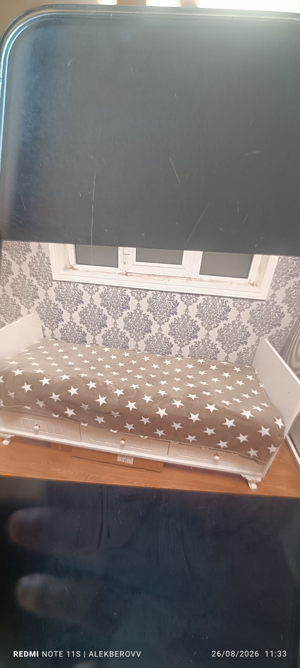 Uşaq otağı üçün ağ rəngli mebel dəsti satılır. Dəstə çarpayı, 3 qapılı — Mebel, Salyan