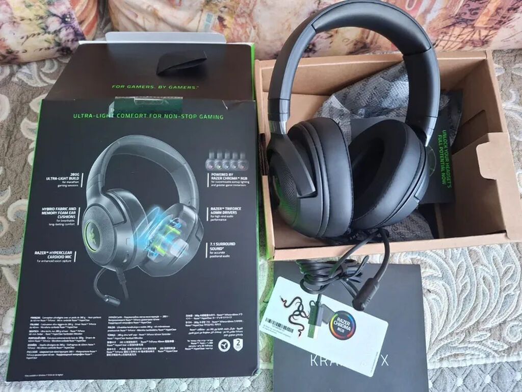 Razer Kraken V4 X Wired Gaming Headset. Orijinal məhsuldur. Sifarişlə — Elektronika, Bakı