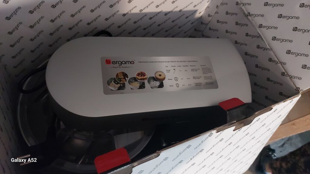 **Bergamo Stand Mixer BG-SM3590SD** Mətbəx üçün çoxfunksiyalı — Mətbəx texnikası, Gəncə (4)