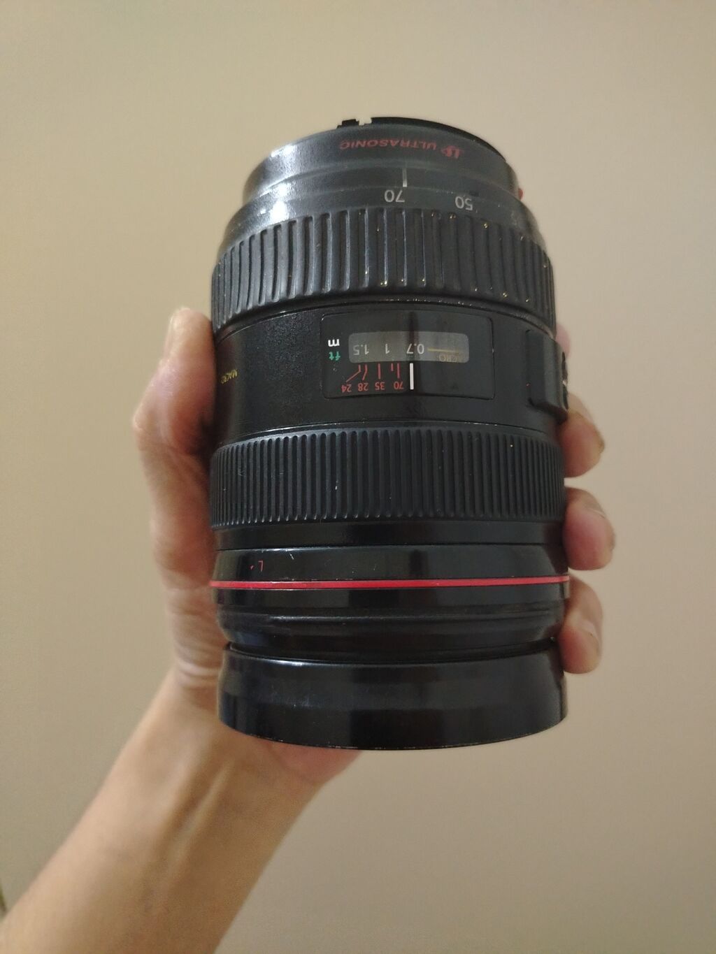 Canon EF tipli zoom obyektiv. Şəkillərdən göründüyü kimi obyektiv — Elektronika, Xırdalan (4)
