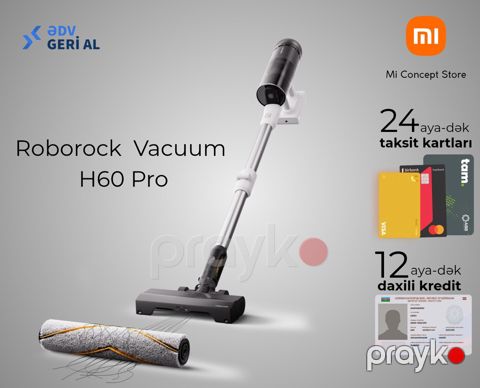 Vertikal tozsoran "Roborock H60 Pro"