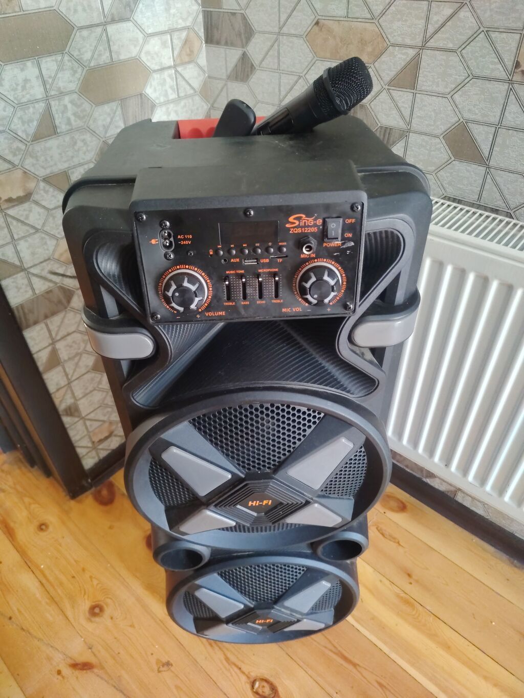 Səs gücləndirici/karaoke kolonka – Sing-e ZQS12205 - İnteqrə olunmuş — Elektronika, Bakı (5)