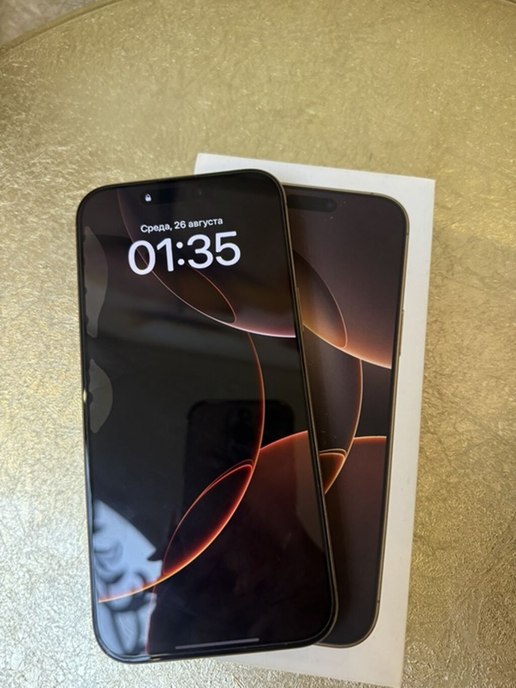 IPhone 17 Pro Max, 256 GB, Desert Titanium, Simsiz şarj — Apple iPhone, Güzdək