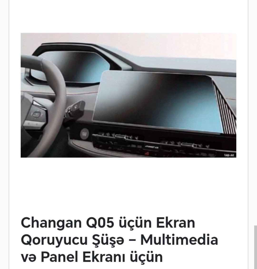Changan Q05 aksesuarları — Ehtiyat hissələri və aksesuarlar, Bakı (4)