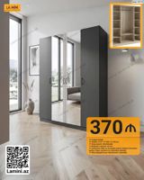 4 qapılı dolab, müasir və minimalist dizaynda təqdim olunur. Ön — Furniture
