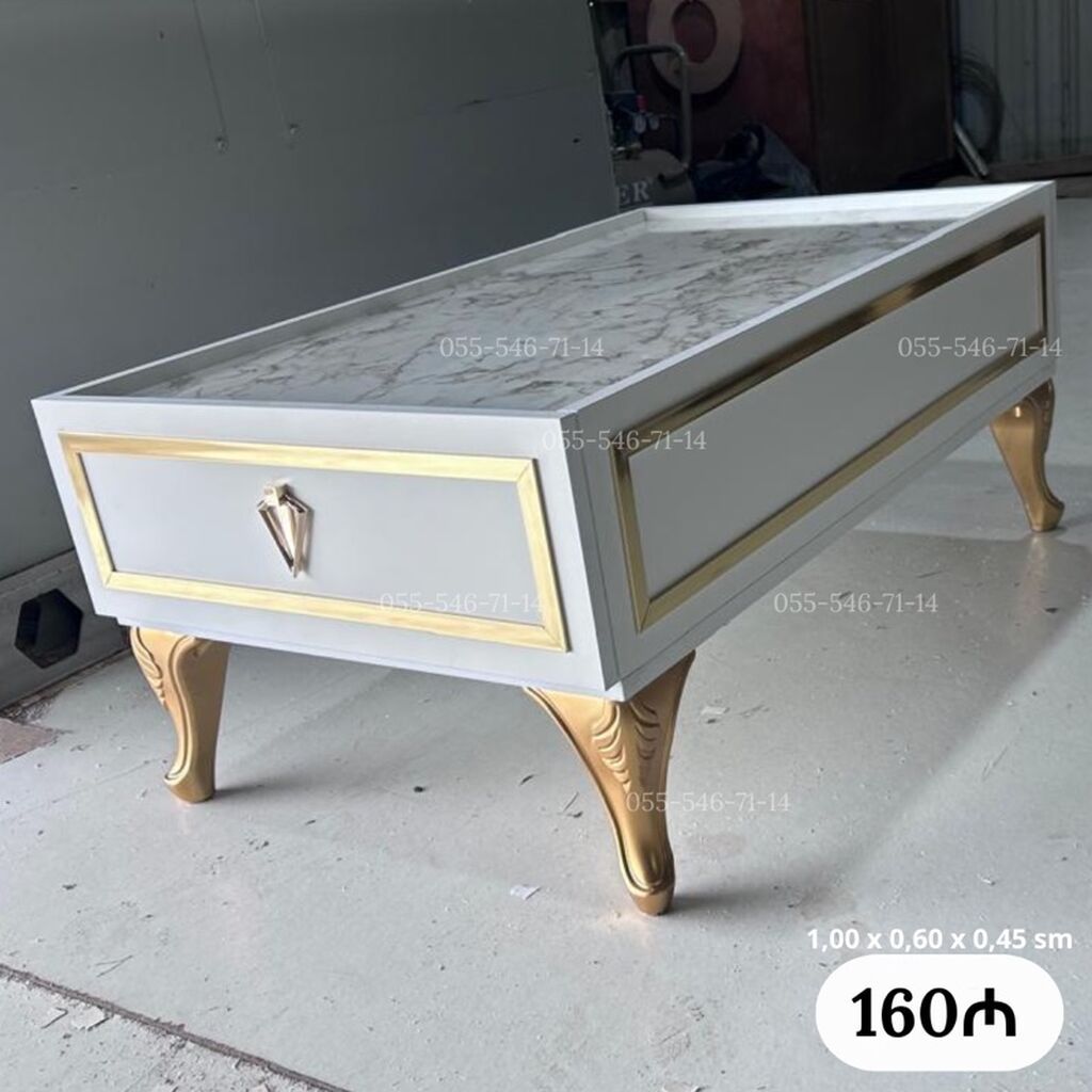 Düz masa, Açılan, Təkərsiz — Mebel, Bakı (2)