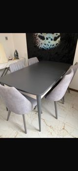 Yemək otağı üçün masa və 6 stuldan ibarət dəst.temiz Turkiyenindi — Furniture