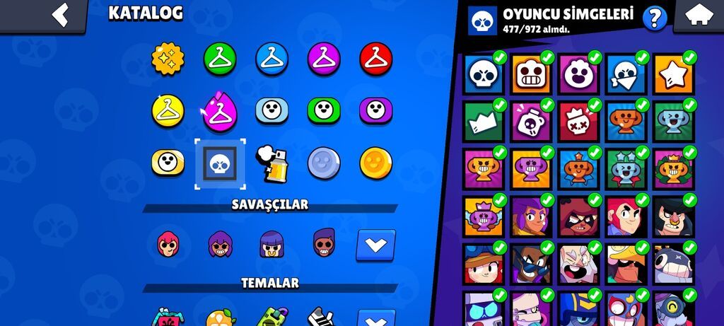Brawl Stars hesabı – yüksək səviyyəli oyun profili - Kupa yolu: 44 — Digər, Mingəçevir (6)