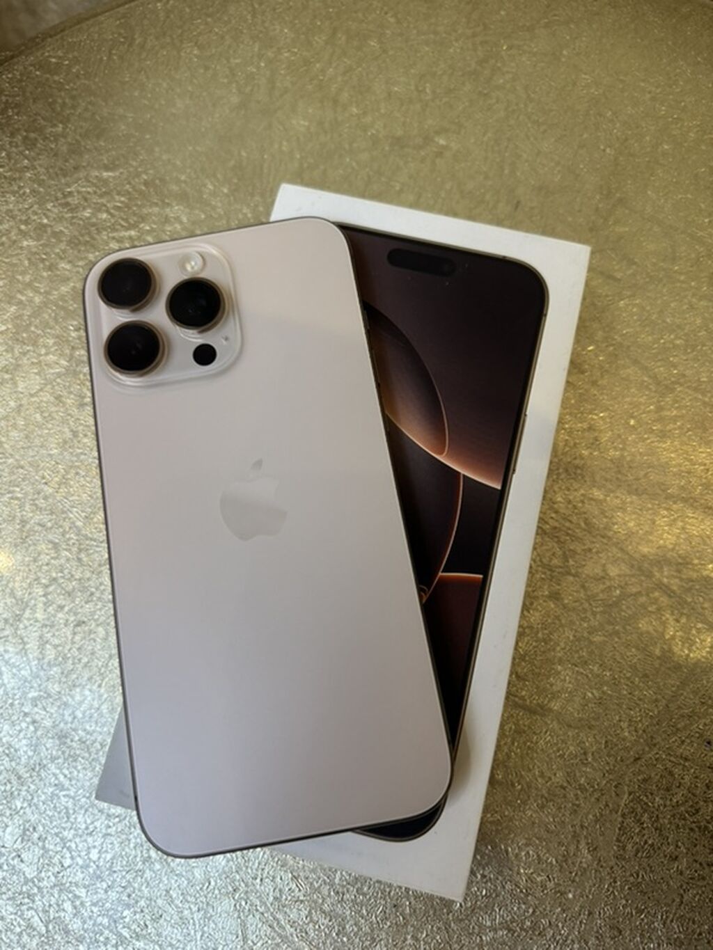 IPhone 17 Pro Max, 256 GB, Desert Titanium, Simsiz şarj — Apple iPhone, Güzdək (2)