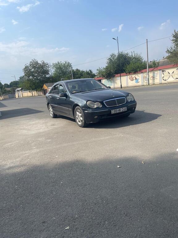 Mercedes C 200, 2.0 L, 2002 il, 334 000 km — Avtomobillər, İsmayıllı (10)
