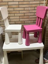 Uşaq masası və 2 ədəd stul dəsti. Dəstə 1 ədəd ağ rəngli uşaq masası — Goods