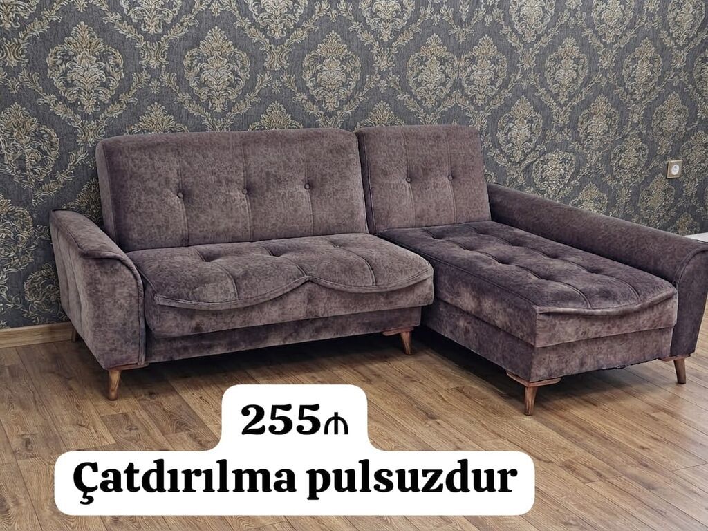 *589₼ KÜNC divan :-TƏCİLİ SATILIR*‼️ 3*1.7 ÜNVAN:-h aslanov 7046 — Mebel, Mehdiabad (2)