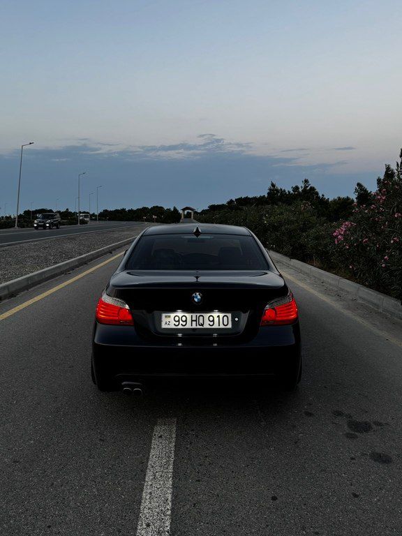 BMW 525, 2.5 L, 2008 il, 154 200 km — Avtomobillər, Bakı (6)