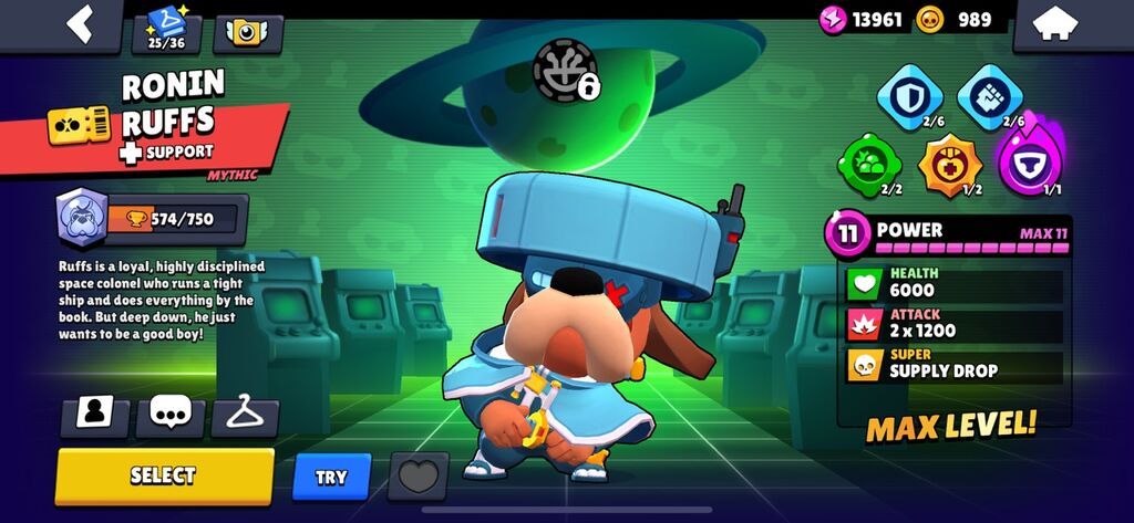 Brawl Stars hesabı. Hesabın görüntülərdə görünən əsas göstəriciləri — İş, Bakı (4)