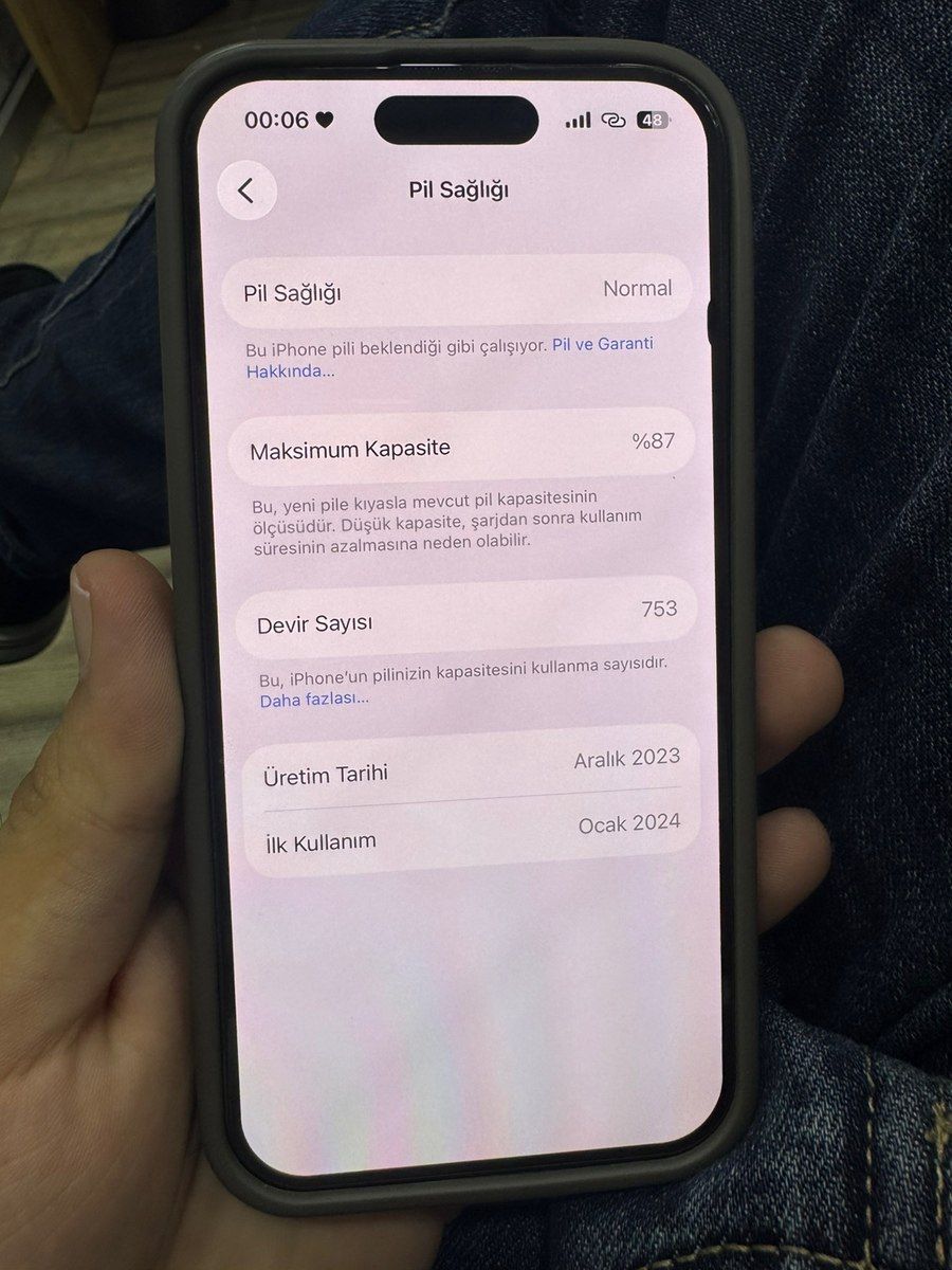 Apple iPhone 15 Pro Blue Titanium 512GB/8GB — Smartfonlar, Bakı (8)