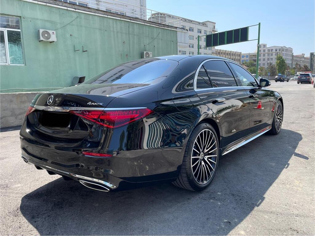 Mercedes S 500 4MATIC, 3.0 L, 2022 il, 39 000 km — Avtomobillər, Bakı (4)