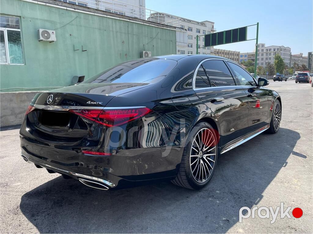 Mercedes S 500 4MATIC, 3.0 L, 2022 il, 39 000 km — Avtomobillər, Bakı (4)