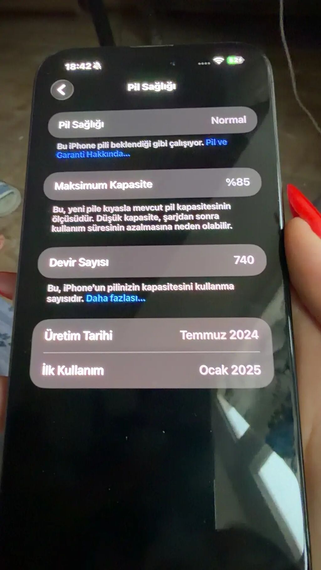 IPhone 15 Pro Max, 256 GB, Qara, Face ID — Apple iPhone, Sumqayıt (4)