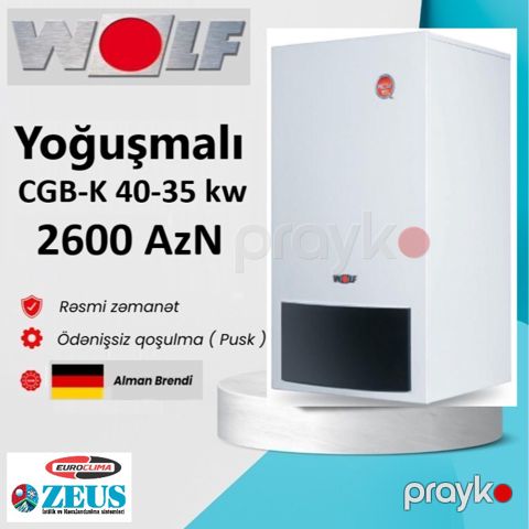 Yoğuşmalı Kombi Wolf Cgb-k 40-35 kw